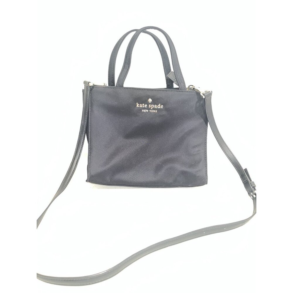Kate Spade Watson Lane Sam Black Nylon - Handbag Purse Cross Body